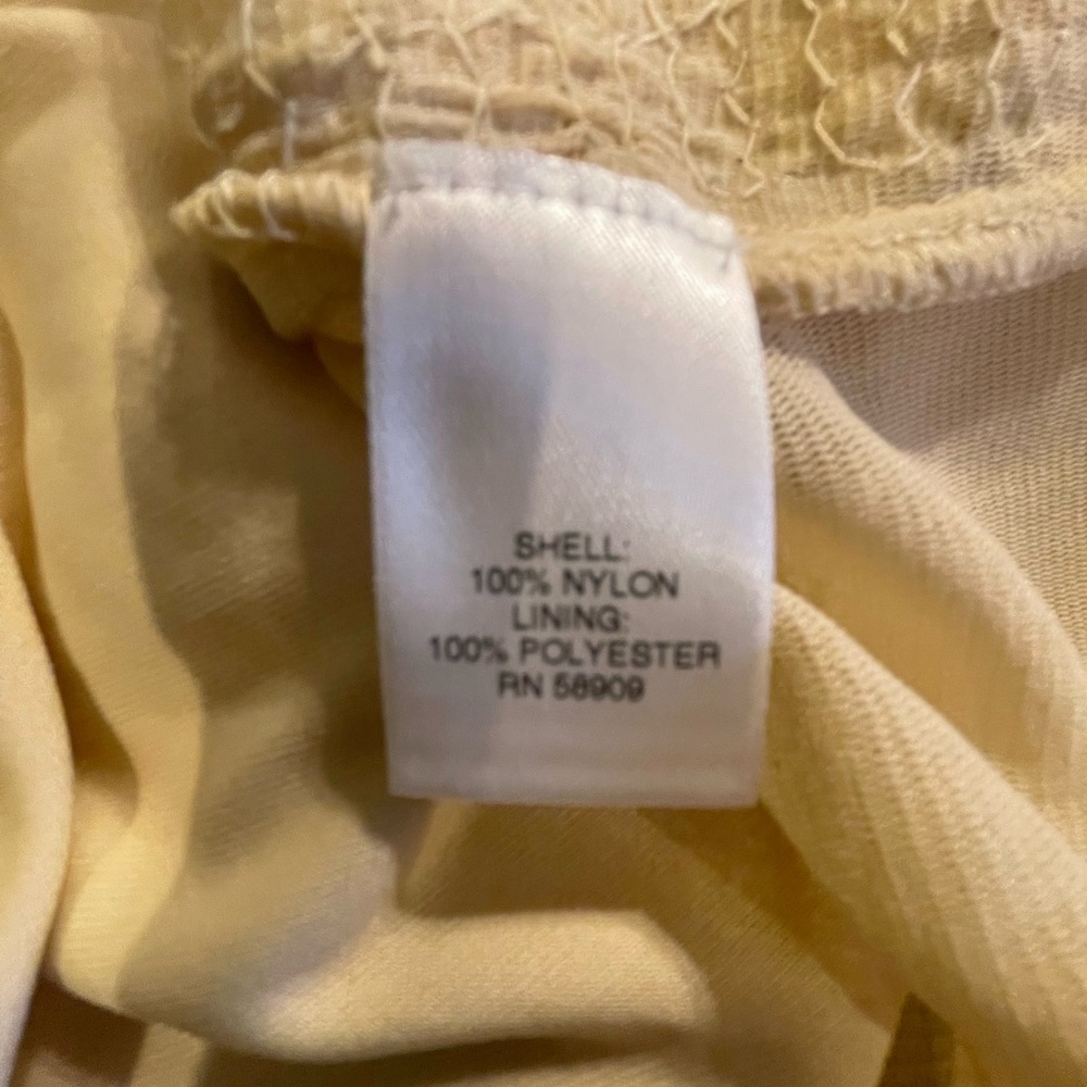 Cremieux Cream Sequined Dress M FREE SHIP - Picture 5 of 5